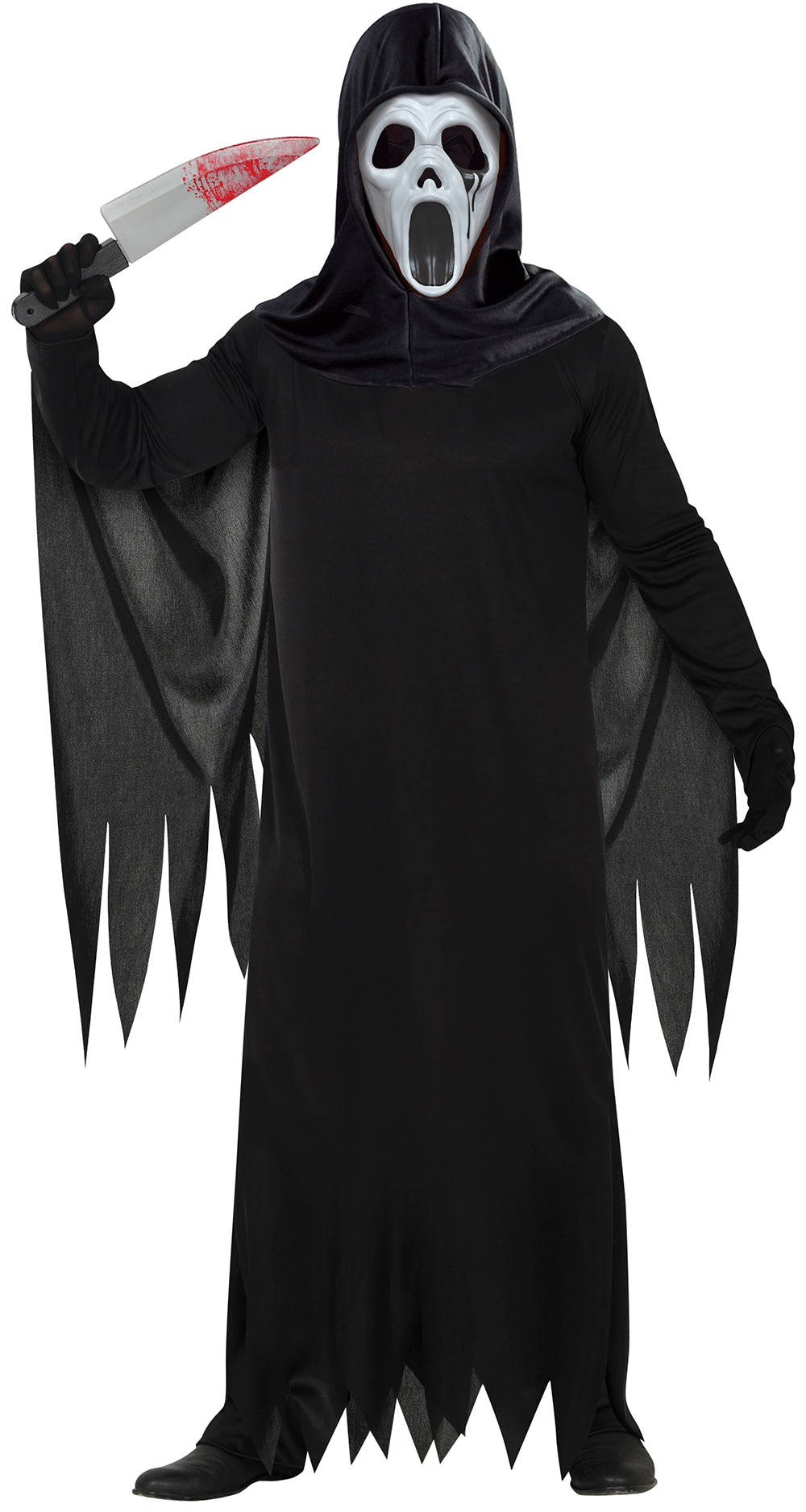 GP79923 – Gespenst Assassin Halloween Kostüm Maske – Größe: 52 - 54 (L) – Farbe: Schwarz