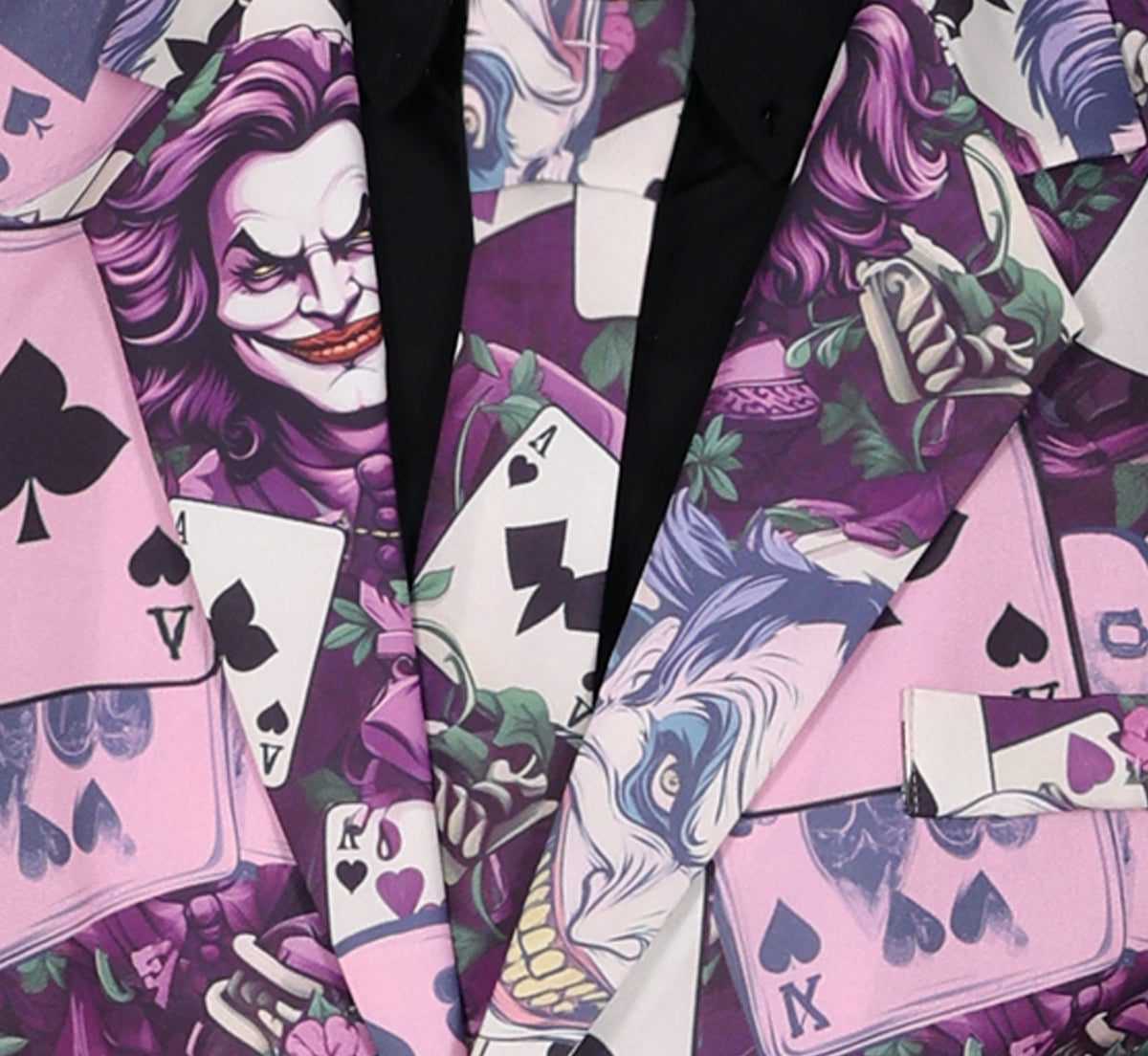 GP79937 – Mr Smile Comic Halloween Gentleman – Größe: 48 - 50 (M), 52 - 54 (L) – Farbe: Lila