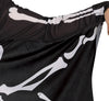 GP79944 – Fledermaus Skelett Halloween Kostüm – Größe: 48 - 50 (M), 52 - 54 (L) – Farbe: Schwarz / Weiß