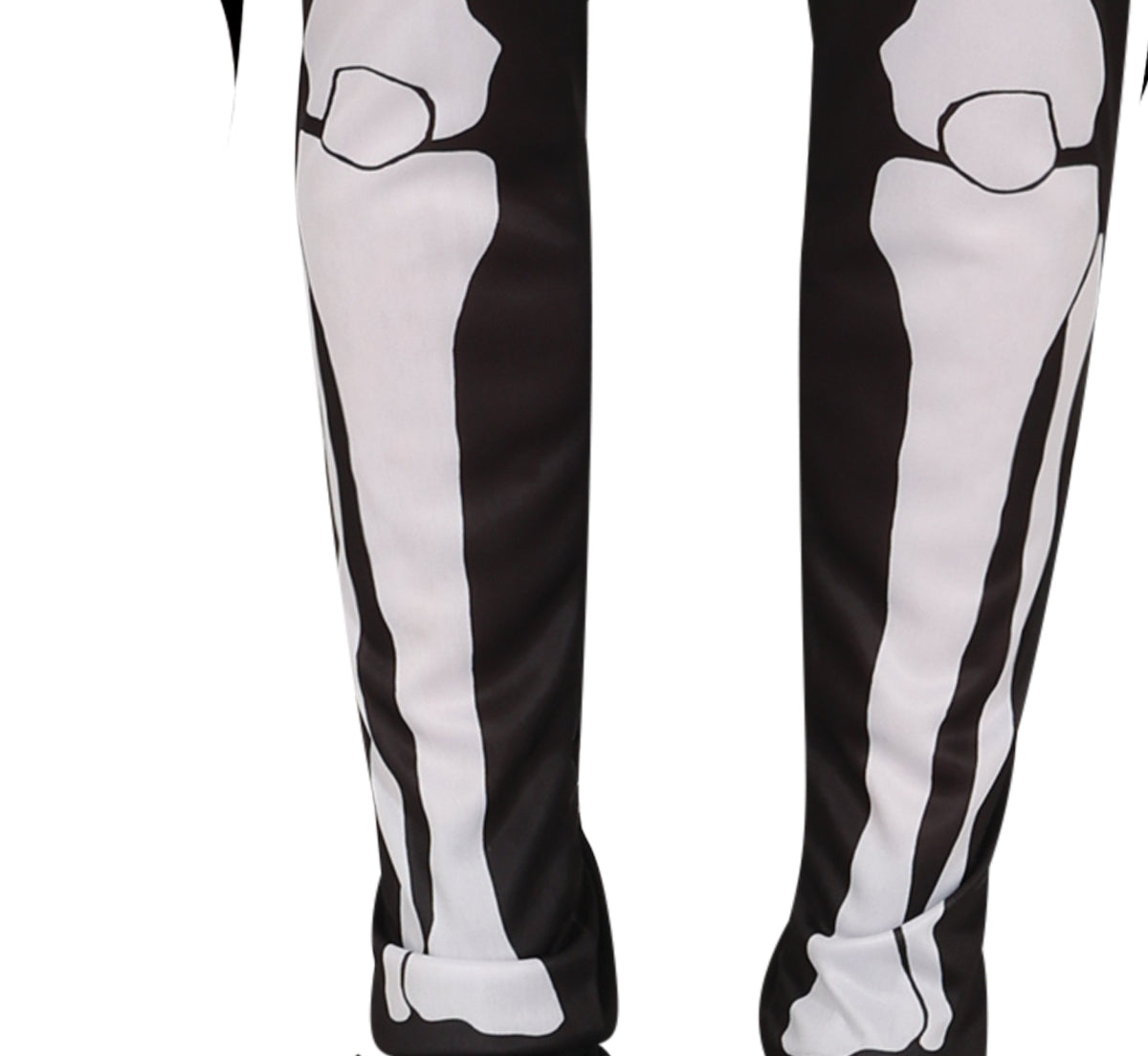 GP79944 – Fledermaus Skelett Halloween Kostüm – Größe: 48 - 50 (M), 52 - 54 (L) – Farbe: Schwarz / Weiß