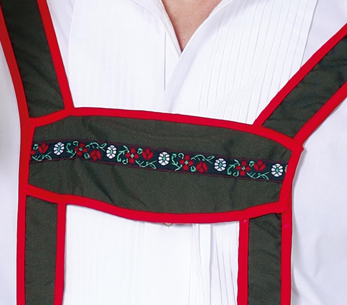 GP80782 – Oktoberfest Trachtenhose Bavarian Style – Größe: 46 - 48 (S) – Farbe: Grün