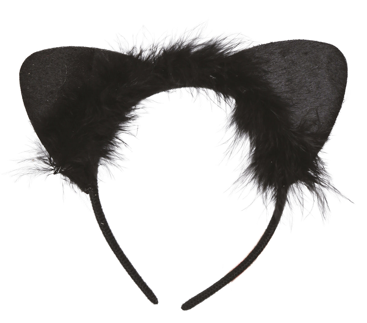 GP17397 – Katzenohren Haarreif für Damen schwarz – Farbe: Schwarz