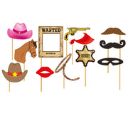 Cowboy Fotorequisiten 12 teilig 18 cm, Bild 2