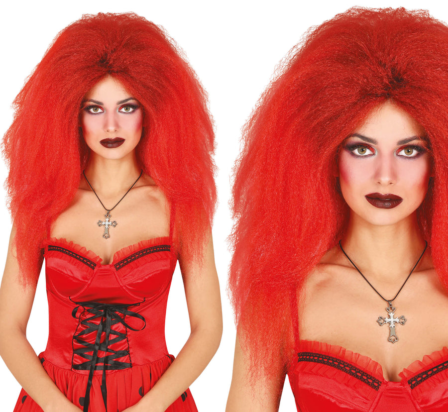 Langhaarperücke für Damen toupiert Halloween