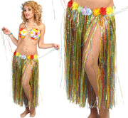 Langer Hawaii Rock für Damen 75 cm mit Blumen, Bild 7