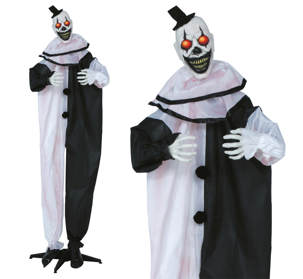 GP29865 – Animatronic Halloween Terrorclown 205 cm – Größe: 205 cm
