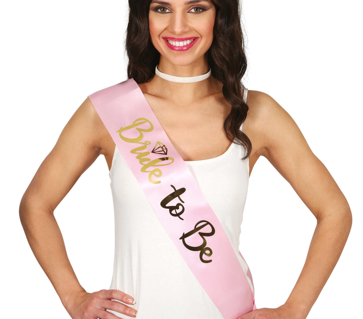 GP31190 – Bride to Be Schärpe für Damen – Farbe: Pink, Schwarz