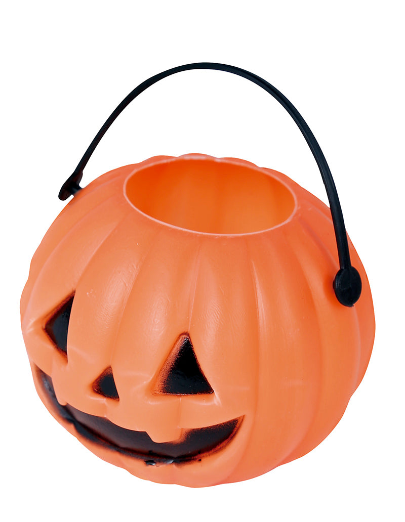 GP16692 – Kürbis Eimer 6 Stück 7 cm mit Henkel – Farbe: Orange