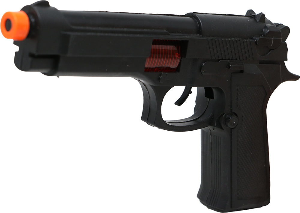 GP18887 – Pistole für Erwachsene schwarz 23 cm Polizei – Farbe: Schwarz