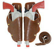 Cowboy Doppelholster für Erwachsene mit 2 Pistolen, Bild 3