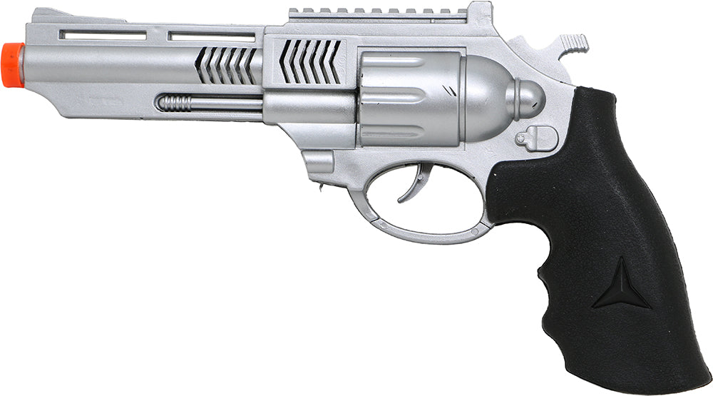 GP18520 – Polizei Revolver für Erwachsene 27 cm silber – Farbe: Silber