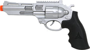 Polizei Revolver für Erwachsene 27 cm silber, Bild 3