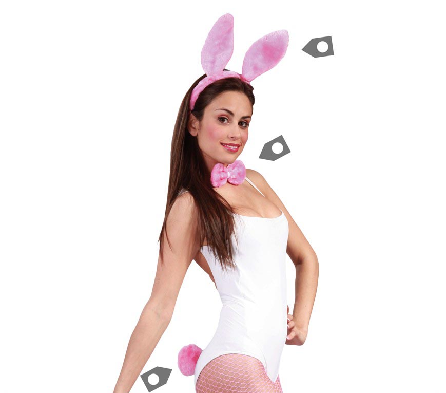 GP18122 – Bunny Set für Damen rosa 3 teilig – Farbe: Pink, Ansicht 2