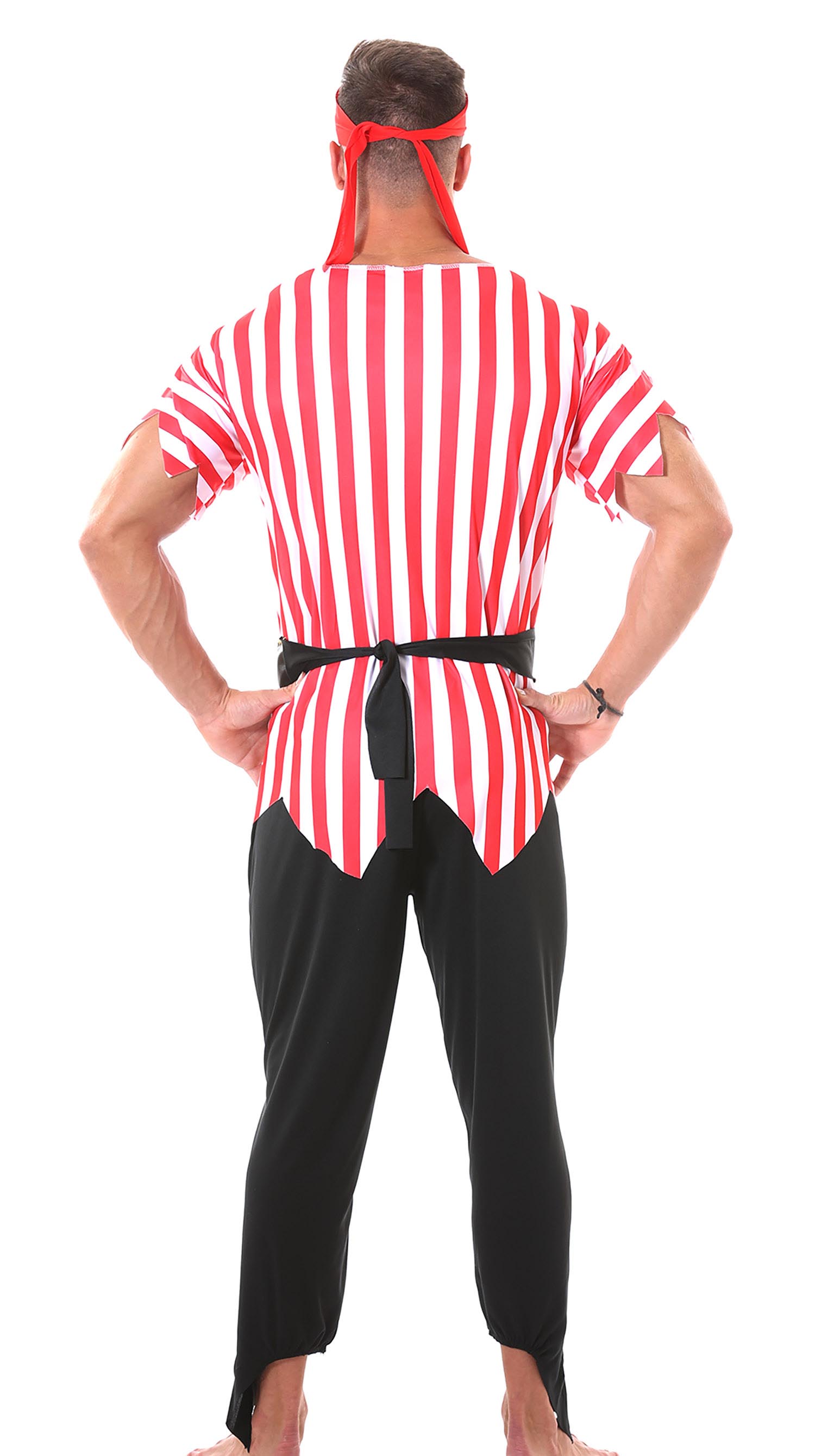GP80024 – Pirat Kostüm Abenteuer Seeräuber – Größe: 48 - 50 (M), 54 - 56 (XL) – Farbe: Schwarz