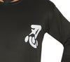 GP80025 – Ninja Kämpfer Kostüm Schwarz Geheimnisvoll – Größe: 52 - 54 (L) – Farbe: Schwarz