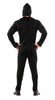 GP80027 – Skelett Reaper Halloween Anzug Mit Kapuze – Größe: 52 - 54 (L) – Farbe: Schwarz