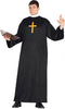 GP80030 – Religion Kleriker Priester Kostüm – Größe: 52 - 54 (L) – Farbe: Schwarz