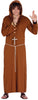 GP80032 – Religion Mönch Kutte Kostüm Mit Robe – Größe: 52 - 54 (L) – Farbe: Braun