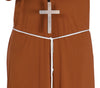 GP80032 – Religion Mönch Kutte Kostüm Mit Robe – Größe: 52 - 54 (L) – Farbe: Braun