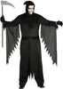 GP80045 – Halloween Sensemann Kostüm Flügel Kapuze – Größe: 52 - 54 (L) – Farbe: Schwarz