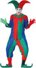 GP80101 – Clown Hofnarr Kostüm Mittelalter – Größe: 52 - 54 (L) – Farbe: Blau
