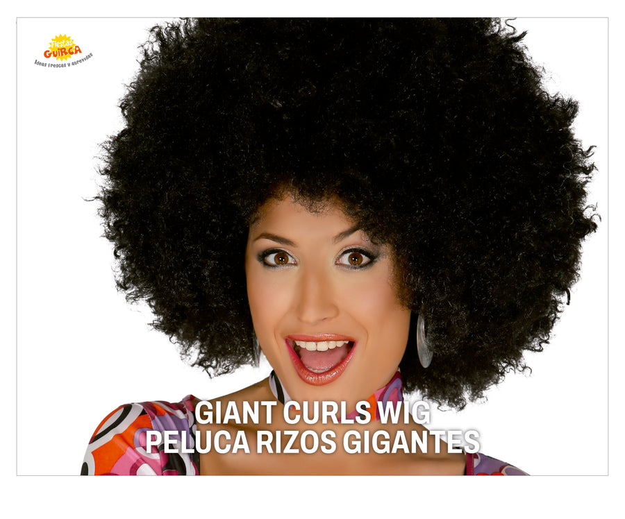 GP4007 – Afro Perücke für Damen extra groß – Farbe: Schwarz, Ansicht 2