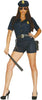 GP80168 – Polizei Karneval Kostüm Uniform – Größe: 42 - 44 (L) – Farbe: Schwarz