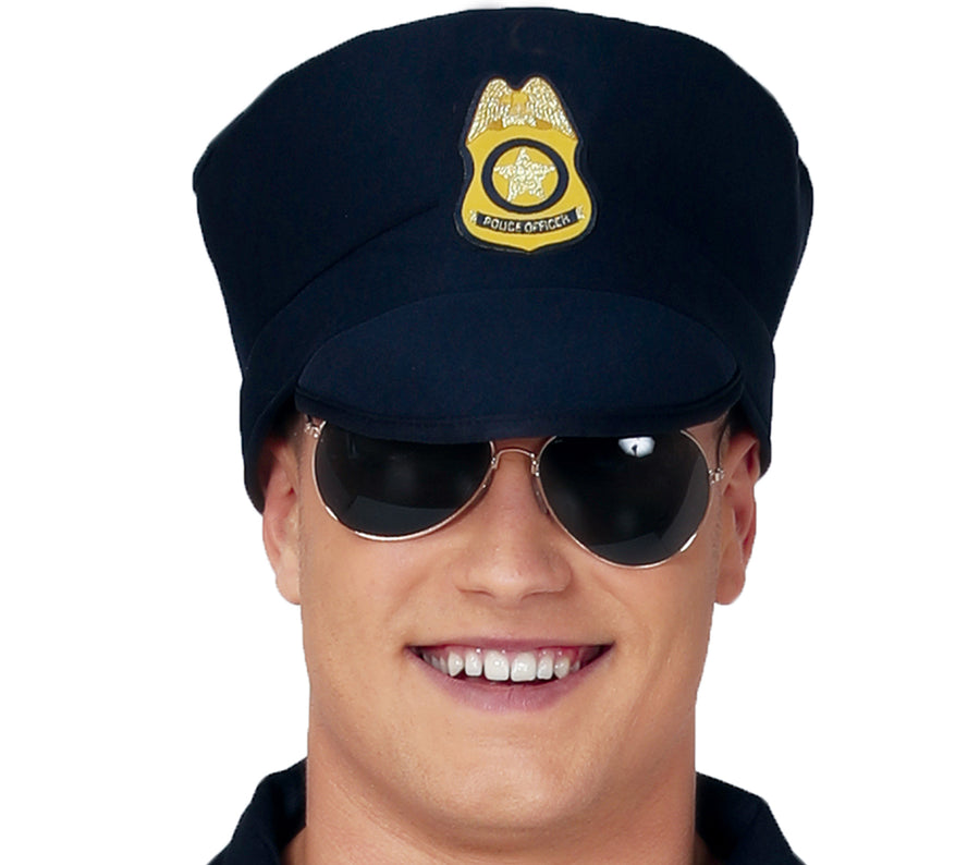 GP80180 – Polizei Karnevalskostüm Realistisches Outfit – Größe: 52 - 54 (L) – Farbe: Schwarz, Ansicht 2