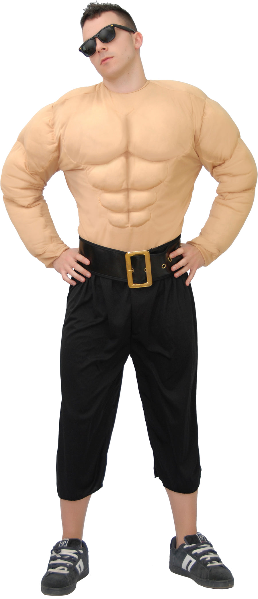 Muskelshirt Kostüm für Herren gepolstert