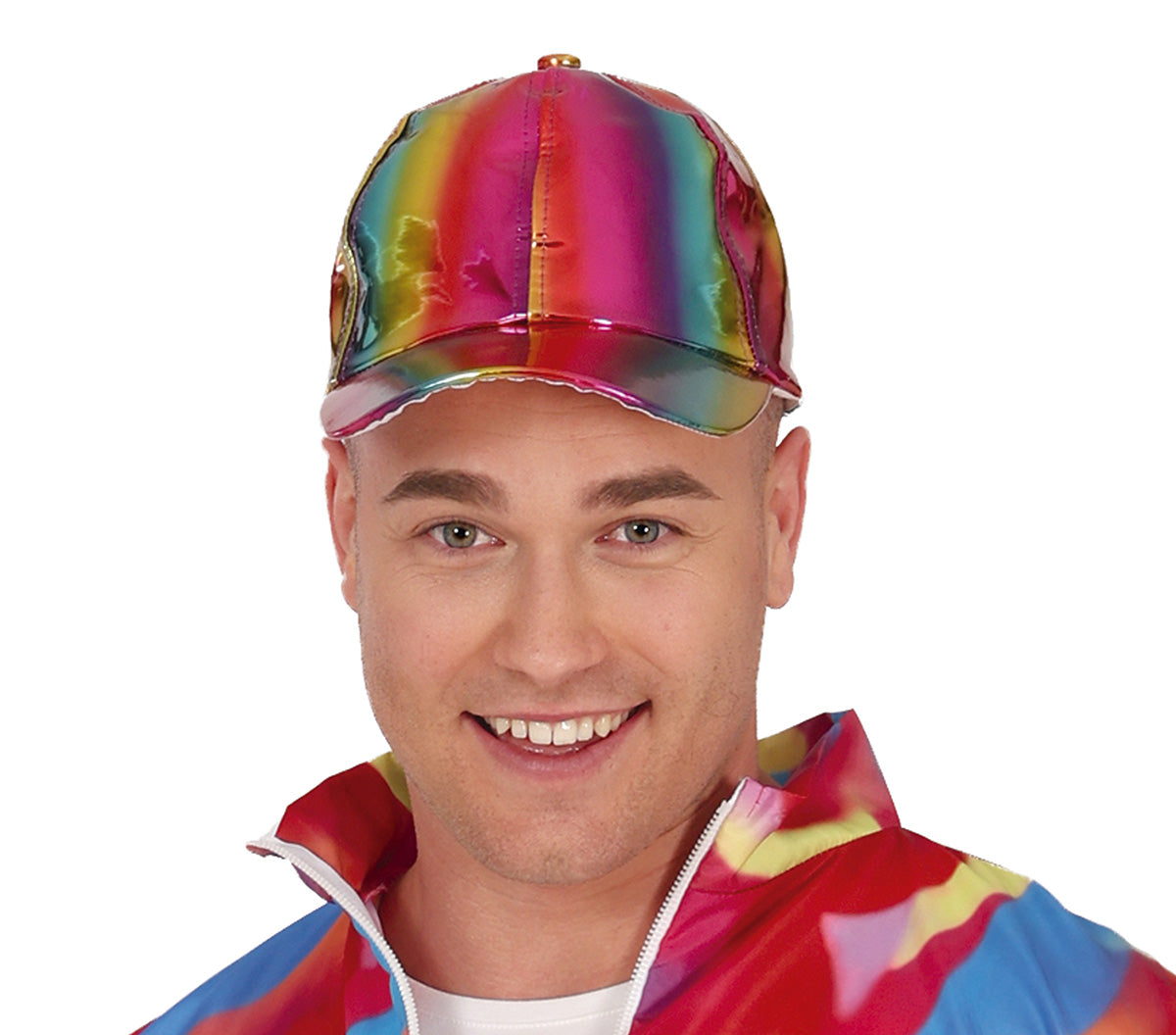 GP80192 – Sportliches 80er Jahre Outfit – Größe: 52 - 54 (L), 54 - 56 (XL) – Farbe: Mehrfarbig