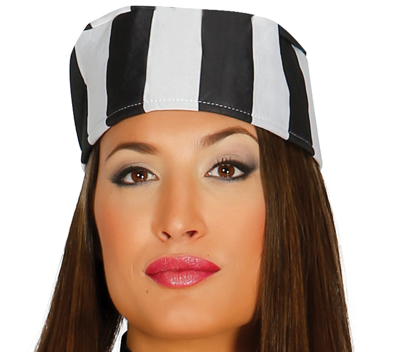 GP80196 – Diebische Karnevalskleidung Streifen – Größe: 42 - 44 (L), 44 - 46 (XL) – Farbe: Schwarz