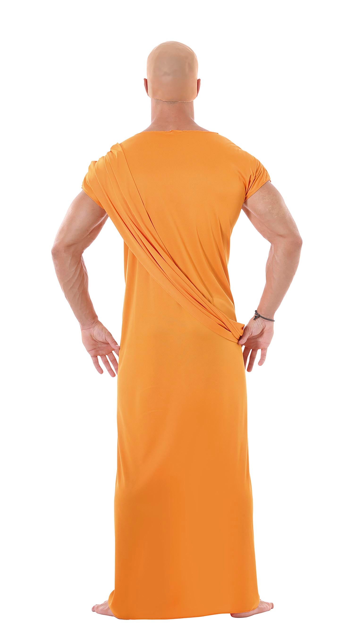 GP80200 – Mönch Mystisches Gewand Serene Kostüm – Größe: 48 - 50 (M) – Farbe: Orange