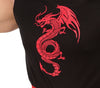 GP80209 – Ninja Dragon Krieger Outfit Karneval – Größe: 52 - 54 (L) – Farbe: Schwarz