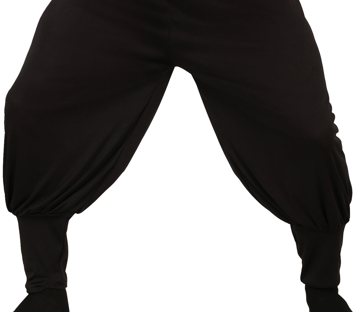 GP80209 – Ninja Dragon Krieger Outfit Karneval – Größe: 52 - 54 (L) – Farbe: Schwarz