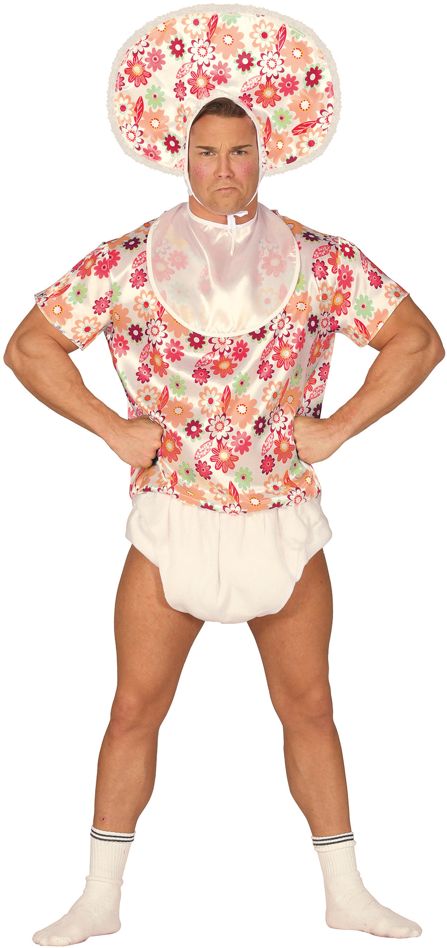 Baby Kostüm für Herren mit Windel