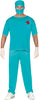 GP80223 – Arzt Kostüm Chirurg Karneval Outfit – Größe: 52 - 54 (L) – Farbe: Blau