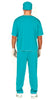 GP80223 – Arzt Kostüm Chirurg Karneval Outfit – Größe: 52 - 54 (L) – Farbe: Blau