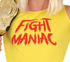 GP80232 – Wrestler Champion Kämpfer Outfit – Größe: 52 - 54 (L) – Farbe: Gelb