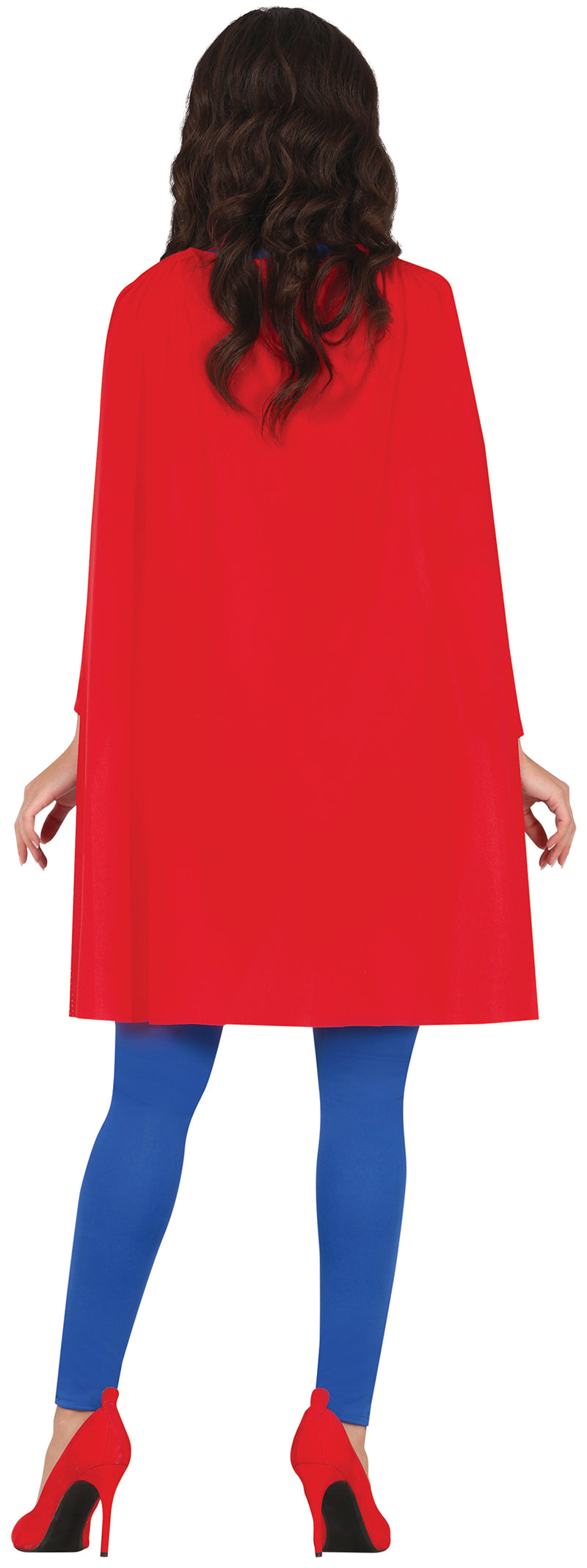 GP80255 – Superheld Abenteuerfigur Kostümzug – Größe: 42 - 44 (L) – Farbe: Blau