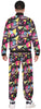 GP80265 – 80s Sport Retro Karnevalskostüm – Größe: 48 - 50 (M) – Farbe: Mehrfarbig