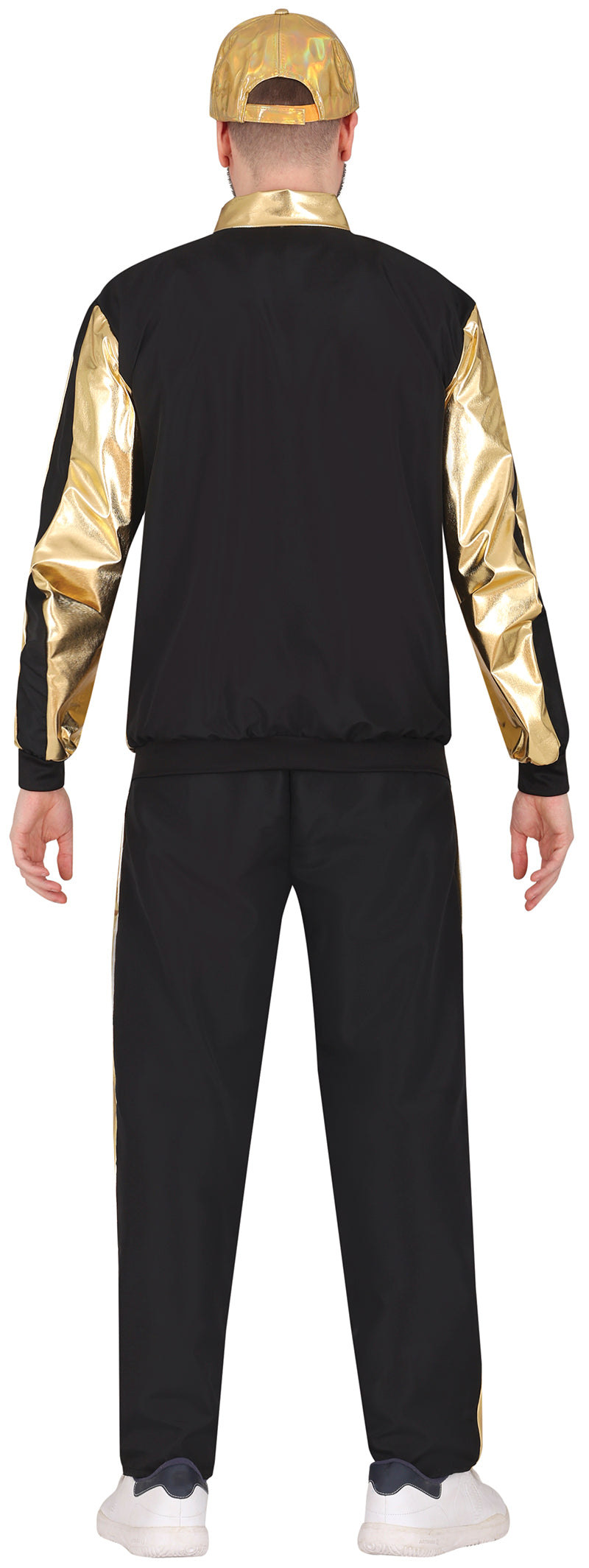 GP80267 – 80s Retro Glanzanzug Kostüm Gold – Größe: 52 - 54 (L) – Farbe: Gold