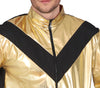 GP80267 – 80s Retro Glanzanzug Kostüm Gold – Größe: 52 - 54 (L) – Farbe: Gold