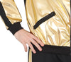 GP80267 – 80s Retro Glanzanzug Kostüm Gold – Größe: 52 - 54 (L) – Farbe: Gold