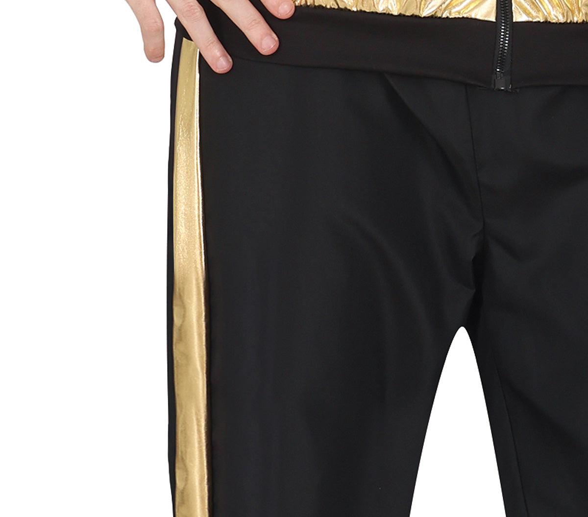 GP80267 – 80s Retro Glanzanzug Kostüm Gold – Größe: 52 - 54 (L) – Farbe: Gold