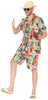 GP80270 – Sommerstrand Hawaii Insel Tropisches – Größe: 48 - 50 (M) – Farbe: Mehrfarbig