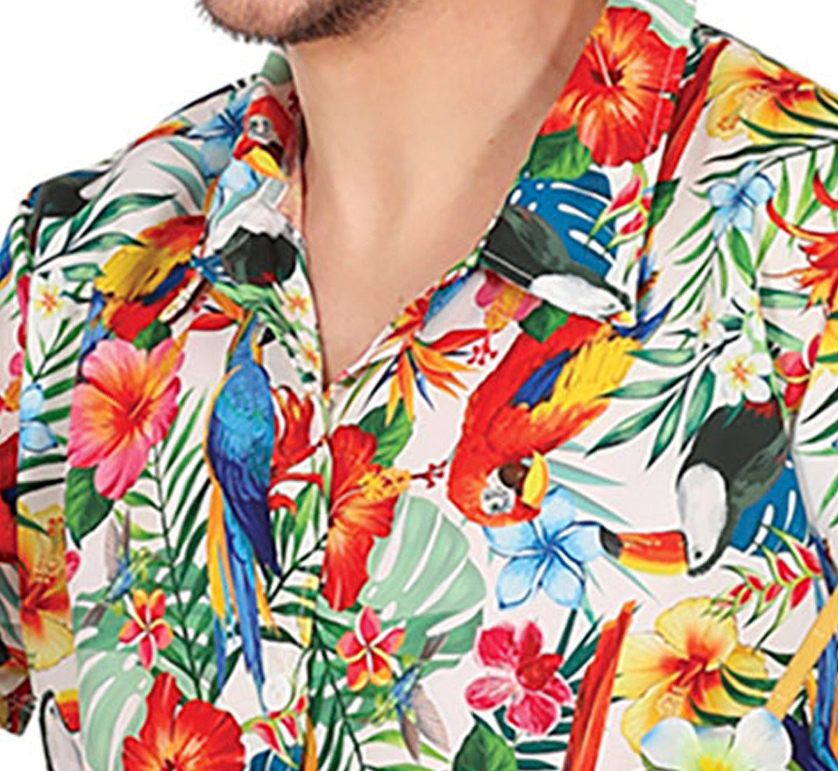 GP80270 – Sommerstrand Hawaii Insel Tropisches – Größe: 48 - 50 (M) – Farbe: Mehrfarbig