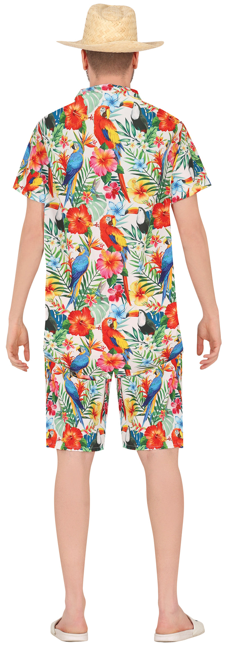 GP80270 – Sommerstrand Hawaii Insel Tropisches – Größe: 52 - 54 (L) – Farbe: Mehrfarbig