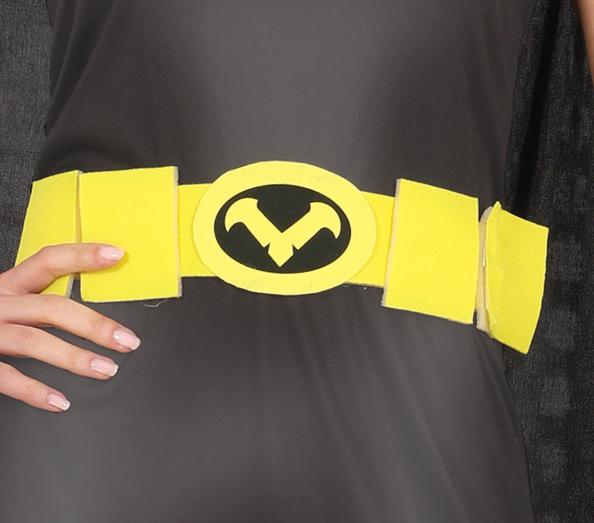 GP80279 – Superheld Abenteuerfigur Fledermaus – Größe: 36 - 38 (S) – Farbe: Schwarz