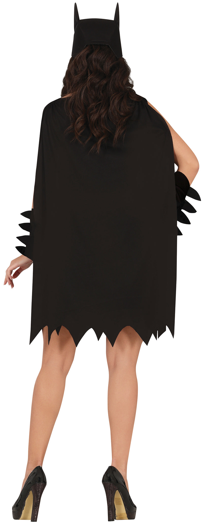 GP80279 – Superheld Abenteuerfigur Fledermaus – Größe: 42 - 44 (L) – Farbe: Schwarz