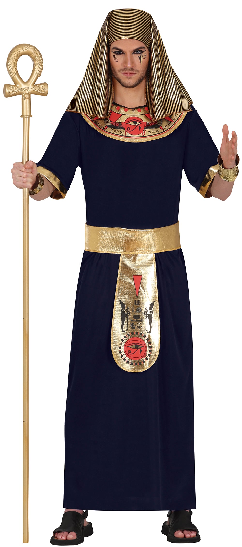 GP80297 – Ägyptischer Pharao Antikes Gewand – Größe: 52 - 54 (L) – Farbe: Schwarz